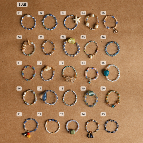 Birkenstock x Envet: Ring Charms (Green & Blue)