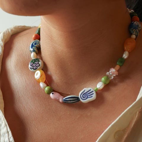 16" One-off Necklace - 0004