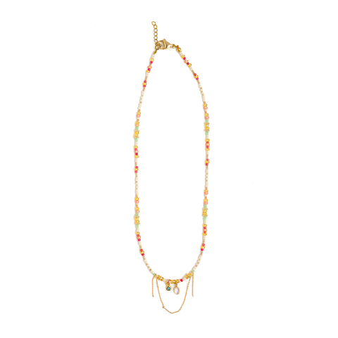 16" Cherry Dot Necklace