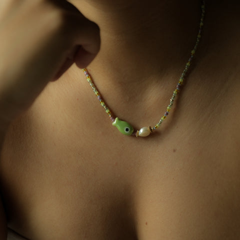 16" Cucumber Necklace