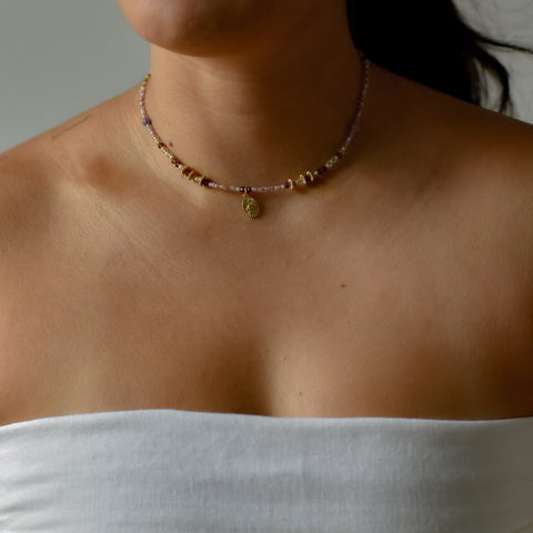 14.5" Mini Halo Necklace