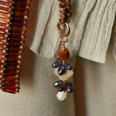 Midnight Shell Bag Charm
