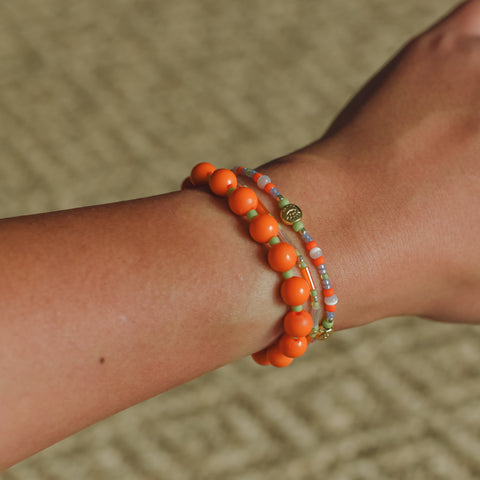(SET OF BRACELETS) Orange You Glad