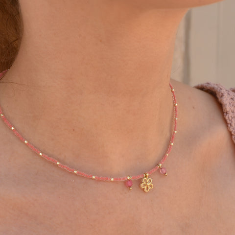 15" The Flora Necklace - (comes in colours)