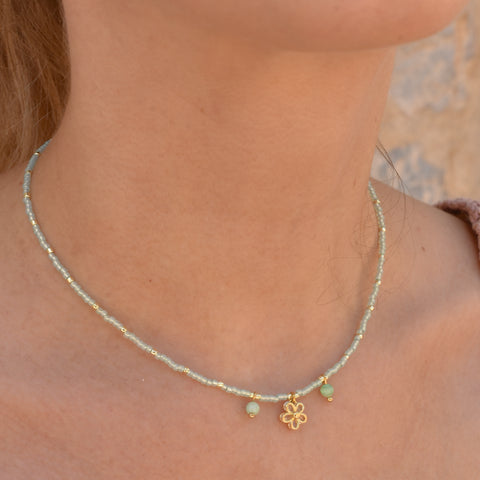15" The Flora Necklace - (comes in colours)