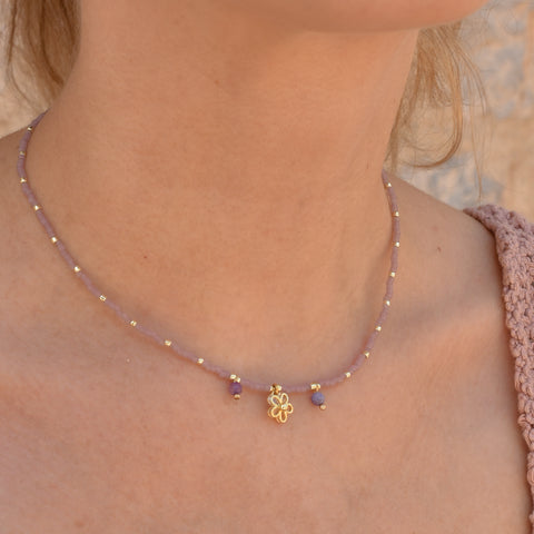 15" The Flora Necklace - (comes in colours)
