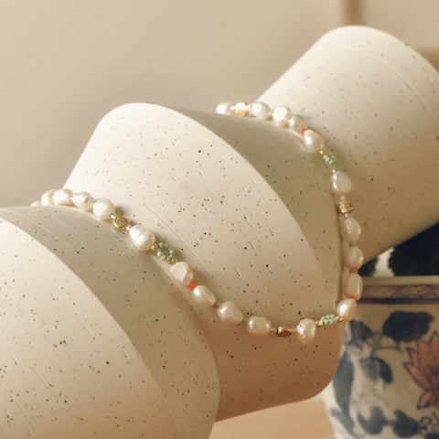 16" Pearl Necklace - Carrot