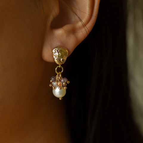 Mini Grape Earrings (comes in colors)