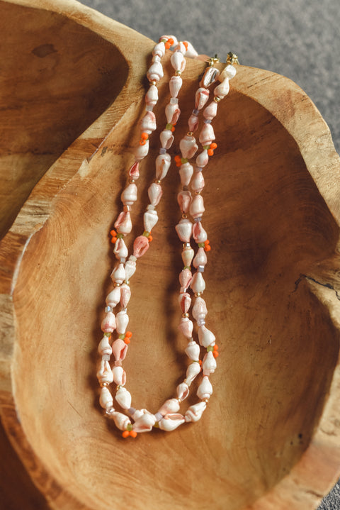 16" Shell Glow Necklace