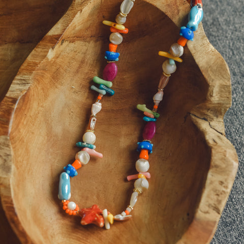 16" Beads Fiesta Necklace