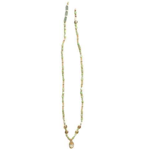 17" Okra Necklace
