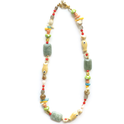 16" Shitake Apple Necklace