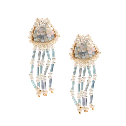 Jellyfish Beaded Earrings (Limited edition) - 071