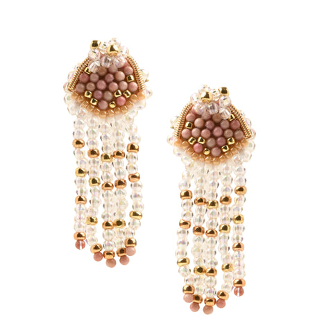Jellyfish Beaded Earrings (Limited edition) - 070