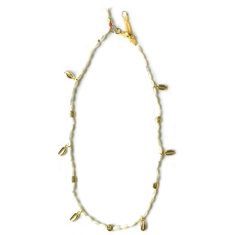 16" Rice Coffee Necklace