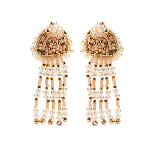 Jellyfish Beaded Earrings (Limited edition) - 069
