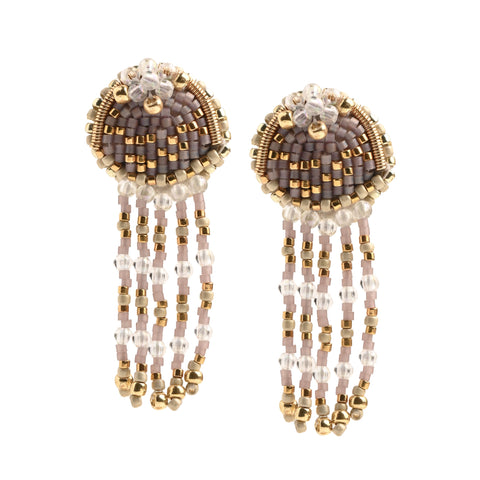 Jellyfish Beaded Earrings (Limited edition) - 068
