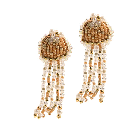 Jellyfish Beaded Earrings (Limited edition) - 064