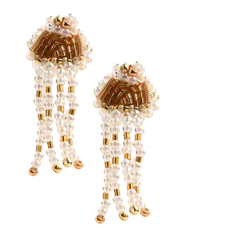 Jellyfish Beaded Earrings (Limited edition) - 063