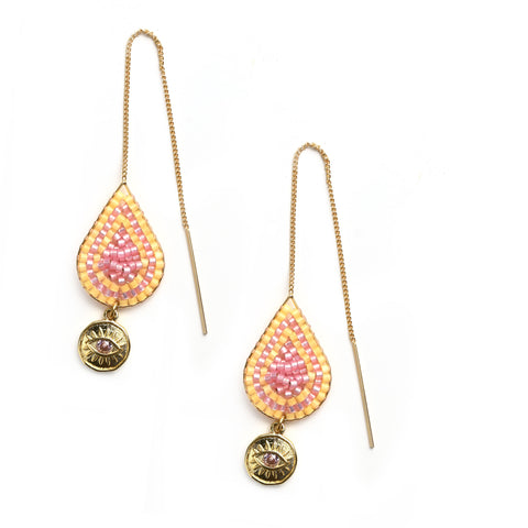 Beaded Earrings (Limited edition) - 056 (comes in two colours)