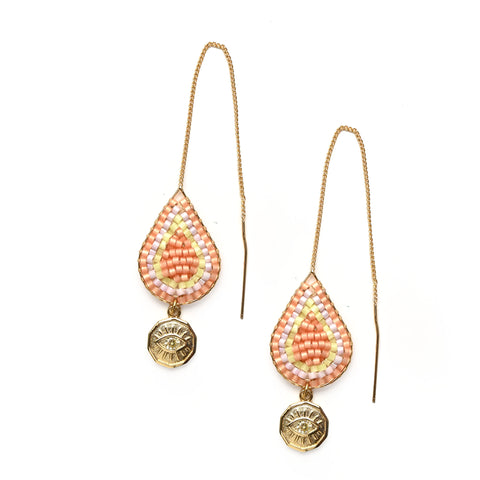 Beaded Earrings (Limited edition) - 056 (comes in two colours)