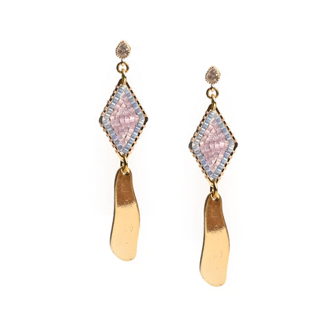 Beaded Earrings (Limited edition) - 041 (comes in two colours)