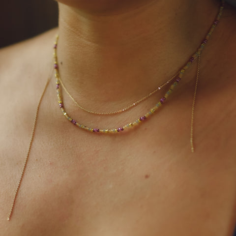 16" Berry Twist Necklace