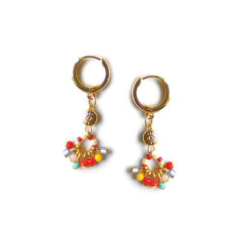 Nano Eye Earrings (Red chilli)