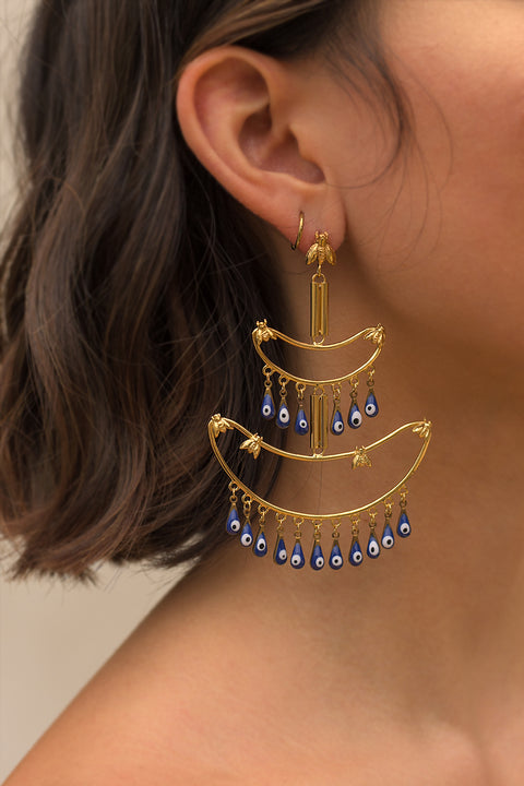 (Bee Collection) Bumblebee earrings