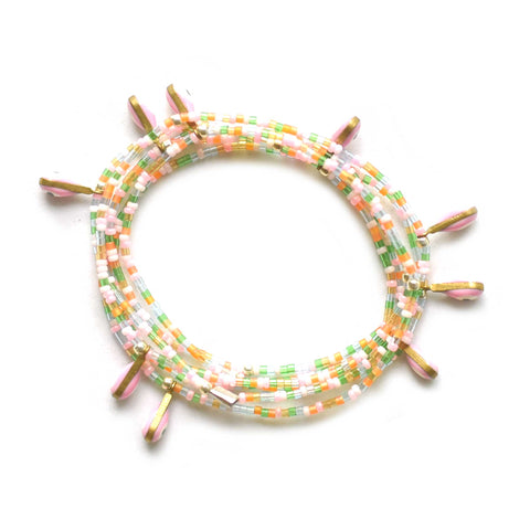 Issa Peach Frost Elastic Chain