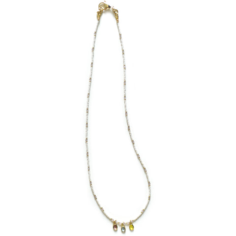 16" Micro Pearl Necklace (comes in two colours)