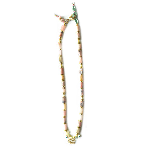 (HAIKINI X ENVET) 17" Jade Necklace (comes in 2 colors)