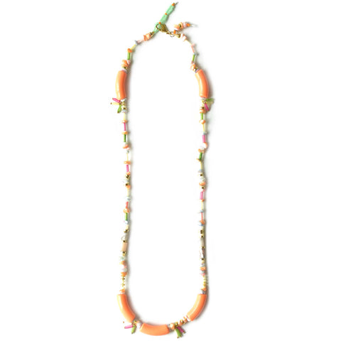 (HAIKINI X ENVET) 28" Macaroni necklace (comes in 3 colors)