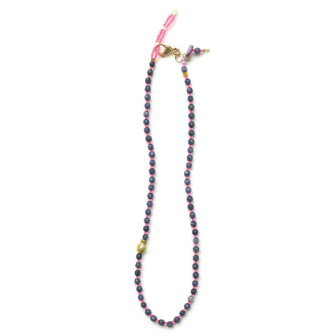 15"/16" Blueberry Boba necklace