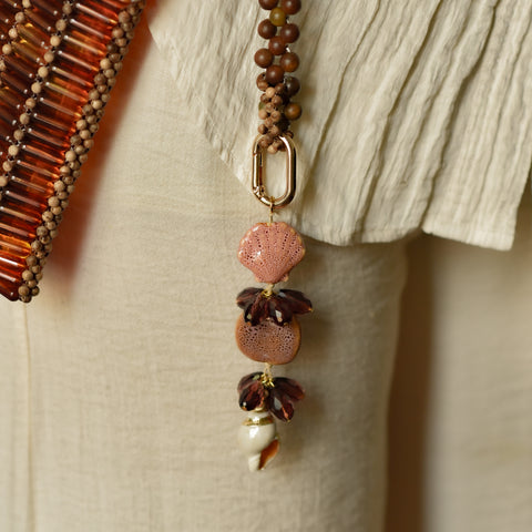 Desert Coral Bag Charm