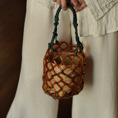 (pre-order) Nanas Beaded Bag