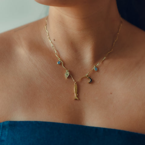 17" One-off Necklace - 2110