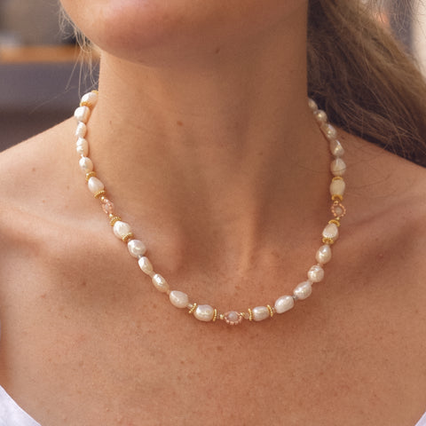 16" Pearl Necklace - Seasalt