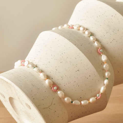 16" Pearl Necklace - Bubz
