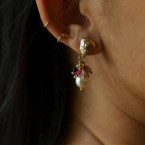Mini Grape Earrings (comes in colors)