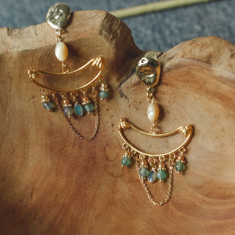 2nd life earrings - 8605