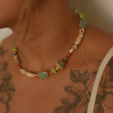 16" Shitake Apple Necklace