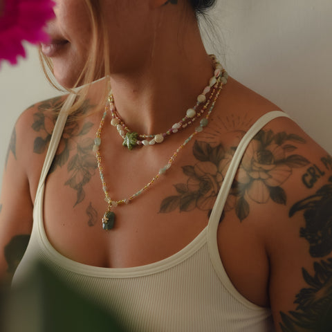 19" Gem Bloom Necklace