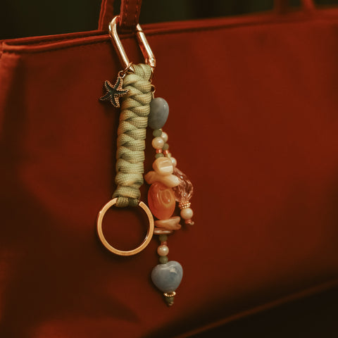 Sunny Side Bag Charm / Keychain