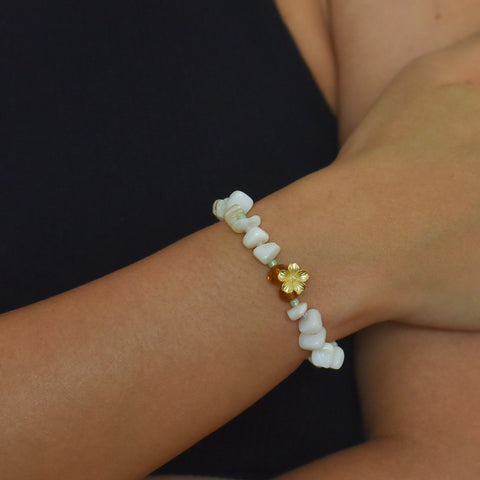 (Bracelet) Cameo White