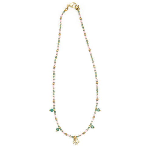 16" Jade Blush Necklace