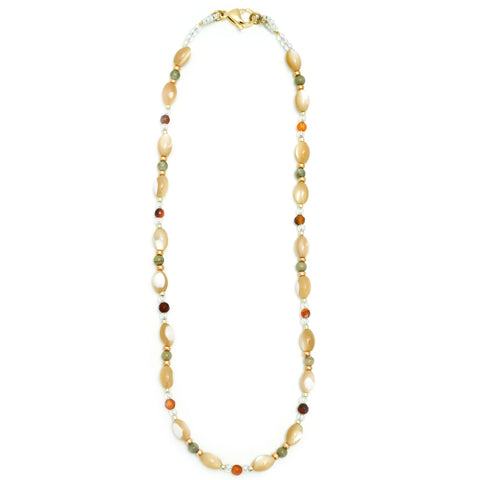 16" Alabaster Wine Necklace