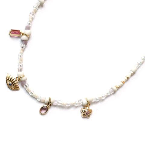 15" Charm Check Necklace