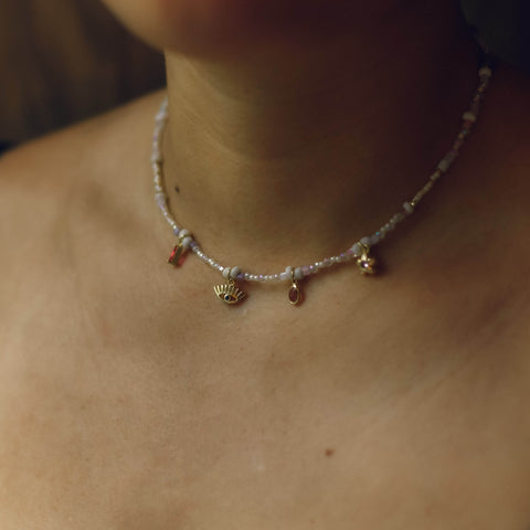 15" Charm Check Necklace