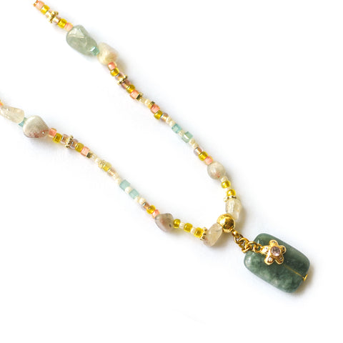 19" Gem Bloom Necklace